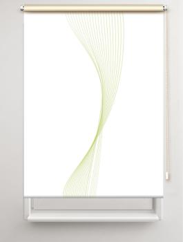 Rollo Stream Apfel  , Rollo, Motivrollo, Rollo mit Druck, Fotorollo, bedrucktes Rollo, Fensterrollo,verdunkelndes Rollo, Sonnenschutz Rollo